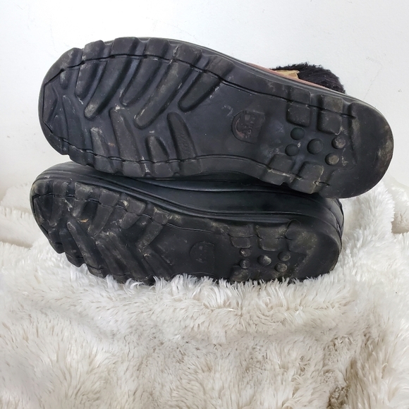 Girls Sorel Black Powder Storm Winter Snow Boots 3 - Picture 5 of 8